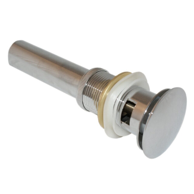 Badplaats Afvoerplug chroom pop up plug voor wastafel met overloop 3181225 large