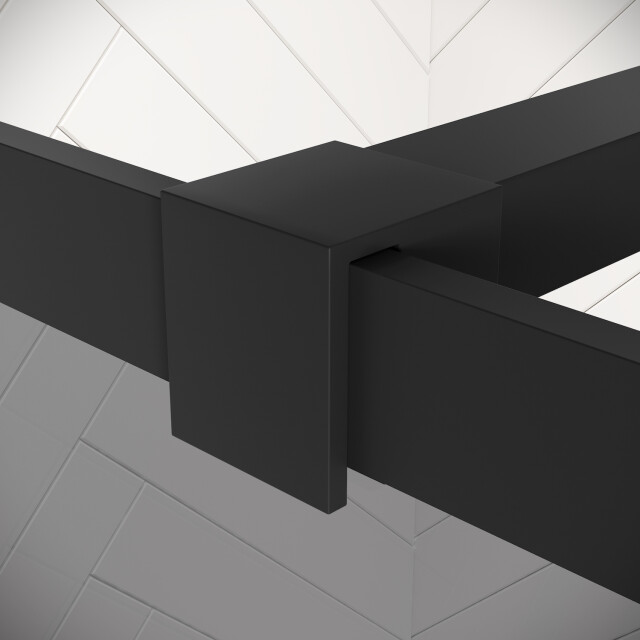 Badplaats Douchewand essos 80 x 200 cm zwart – inloopdouche 8 mm getint 3192187 large