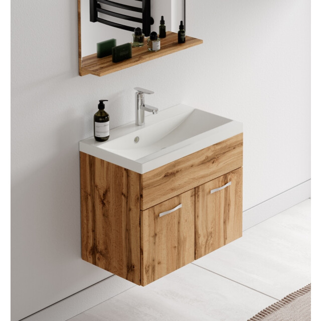Badplaats Badkamermeubel montreal set 02 60 x 35 cm eiken badmeubel met 3181401 large