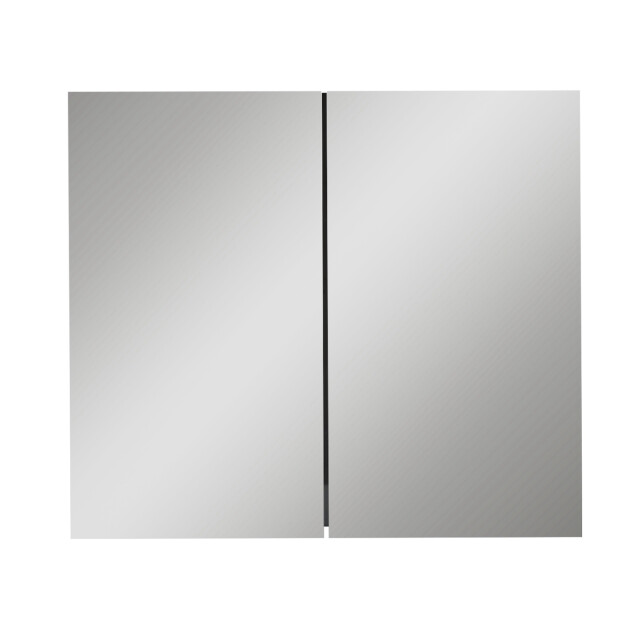 Badplaats Badkamerkast cuba 80 x 16 x 70 cm mat zwart spiegelkast badkamer 3181022 large