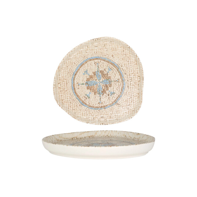 Rinart Dinerbord celest porselein 26 cm set van 6 3068956 large