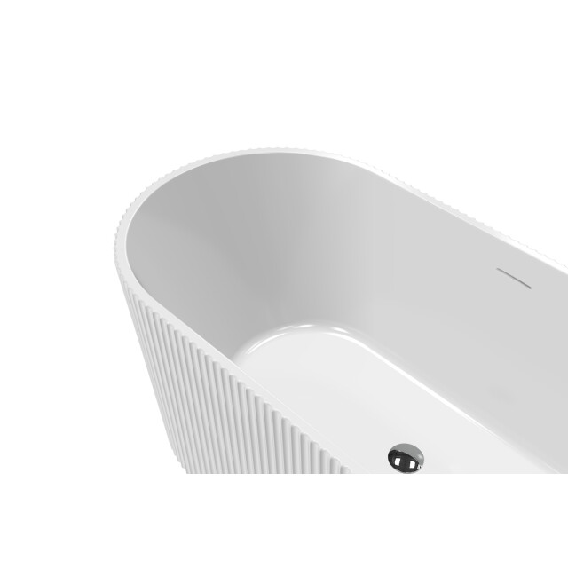 Badplaats Ligbad havana 170 x 80 x 58 cm vrijstaand bad hoogglans wit 3181100 large