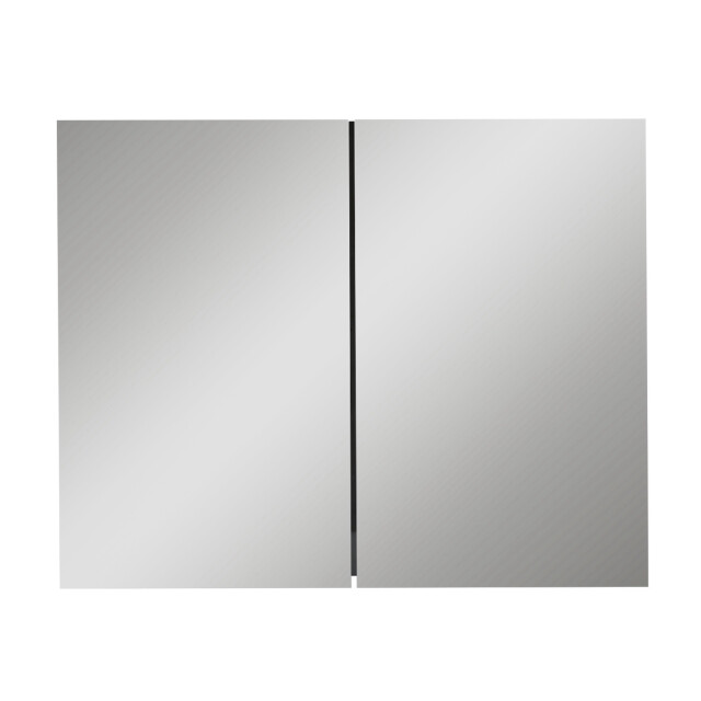 Badplaats Badkamerkast cuba 90 x 16 x 70 cm mat zwart spiegelkast badkamer 3181021 large