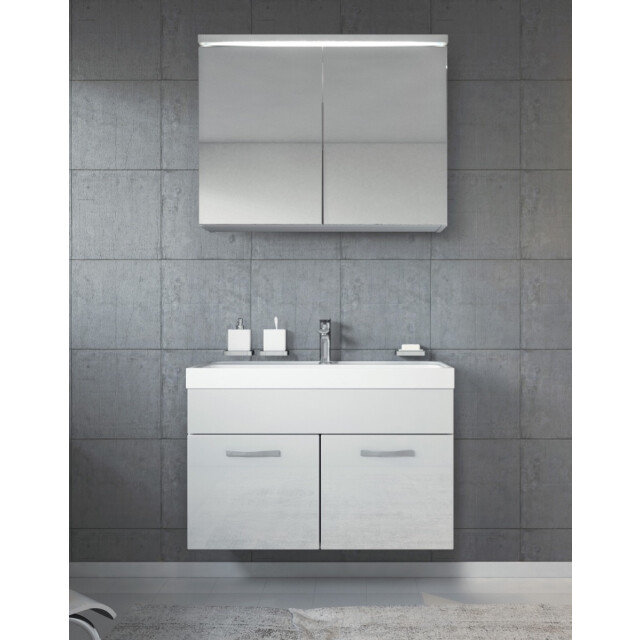 Badplaats Badkamermeubel set paso 02 80 x 40 cm hoogglans badmeubel met 3181371 large