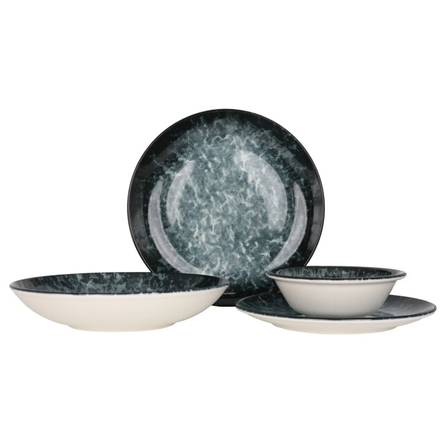 Bonna Serviesset sepia 24 delig 6 personen porselein 3069876 large