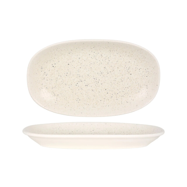 Bonna Serveerschaal luca sand porselein 29x17 cm set van 2 3069016 large