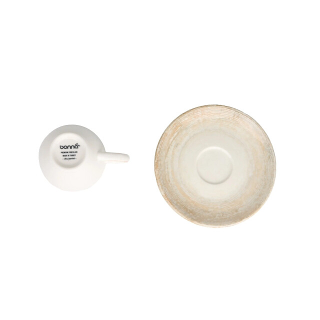 Bonna Espresso kopjes & schotel patera porselein set van 6 3069975 large