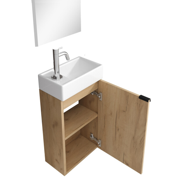 Badplaats Toiletmeubel apollo 40 x 22 cm licht fonteinmeubel met 3180977 large