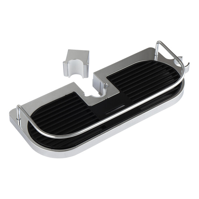 4bathroomz ® doucheplank voor douchestang zwart met 3047754 large