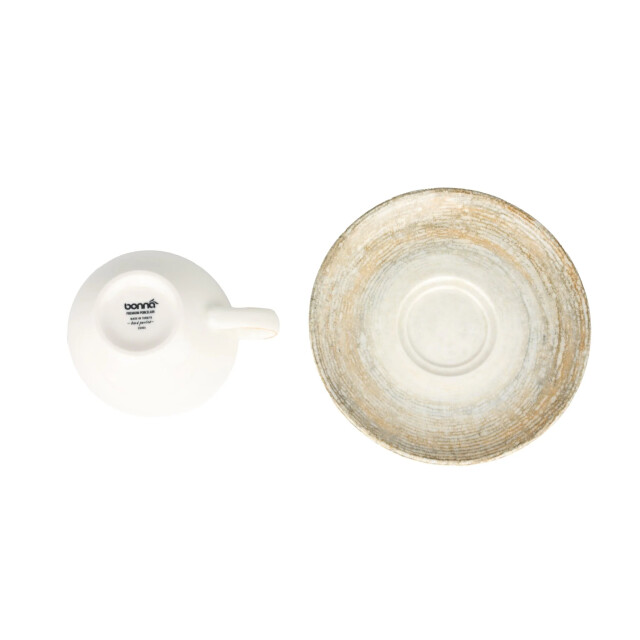 Bonna Thee kopjes & schotel patera porselein set van 6 3069976 large