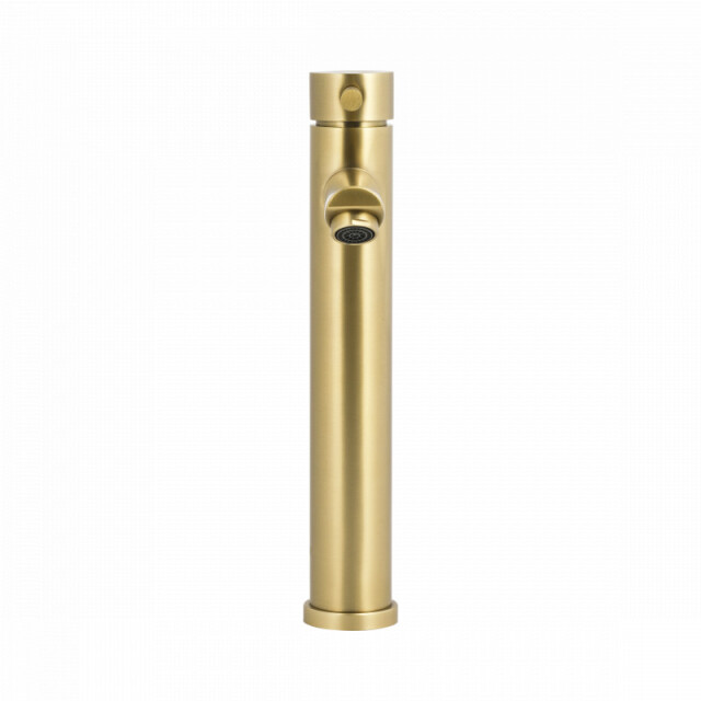 Luzzo ® como brushed brass hoog rvs wastafelkraan hoog - 3047854 large