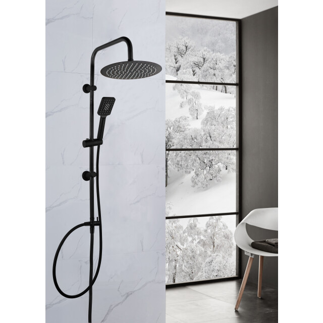 Luzzo ® square douchekolom 25 cm regendouche zonder kraan - 3047915 large