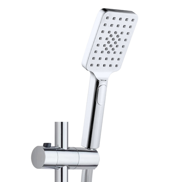 4bathroomz ® square douche glijstangset rechthoekig chroom 3047674 large
