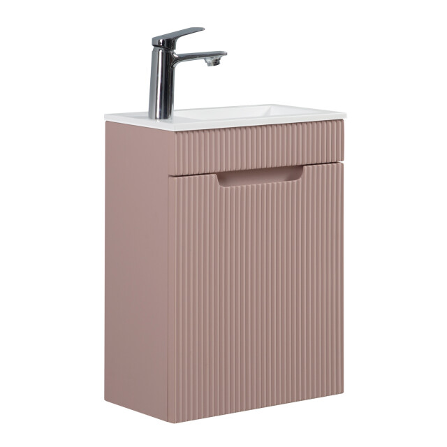 Badplaats Toiletmeubel thermis 40 x 22 cm mat fonteinmeubel met witte 3181028 large