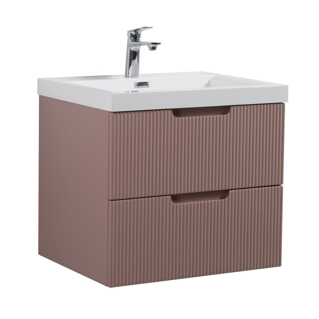 Badplaats Badkamermeubel set thermis 60cm - badmeubel met wastafel 3181099 large