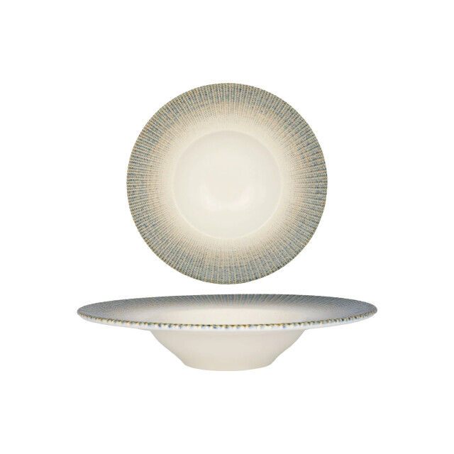 Bonna Pastabord sway porselein 28 cm (400cc) set van 2 3069774 large