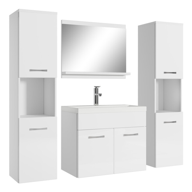 Badplaats Badkamermeubel set montreal xl 60 x 35 cm hoogglans badmeubel 3181384 large