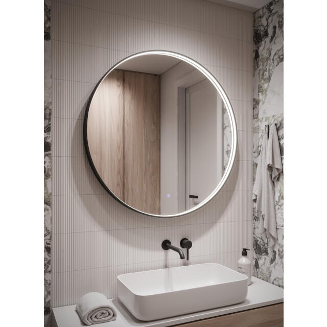 Badplaats Badkamerspiegel dublin led 70 x 70 cm led verlichting badkamer 3180907 large