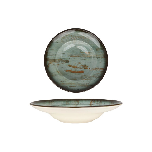 Bonna Pastabord madera porselein 24 cm (400cc) set van 2 3069393 large
