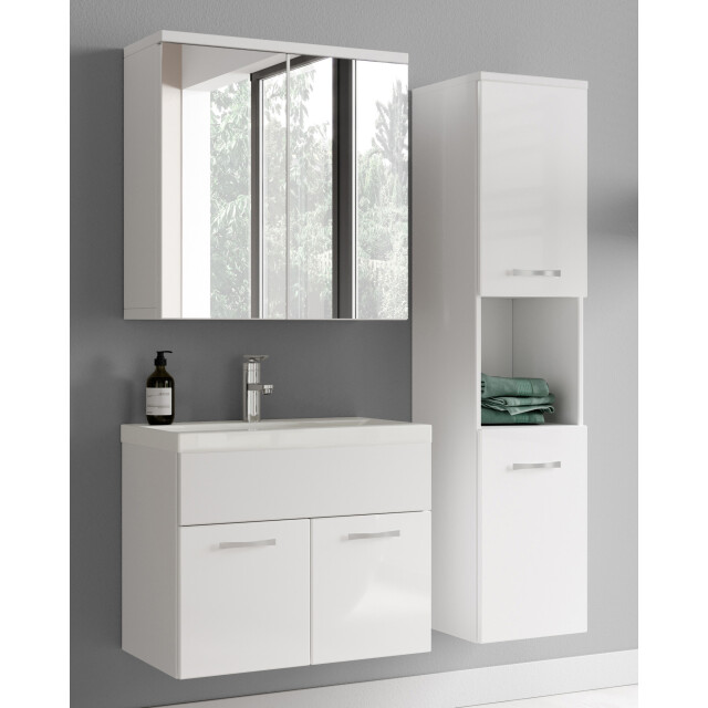 Badplaats Badkamermeubel set montreal 01 60 cm hoogglans badmeubel met 3181079 large