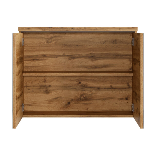 Badplaats Badkamerkast paso 80 x 20 x 60 cm eiken spiegelkast badkamer 3181320 large
