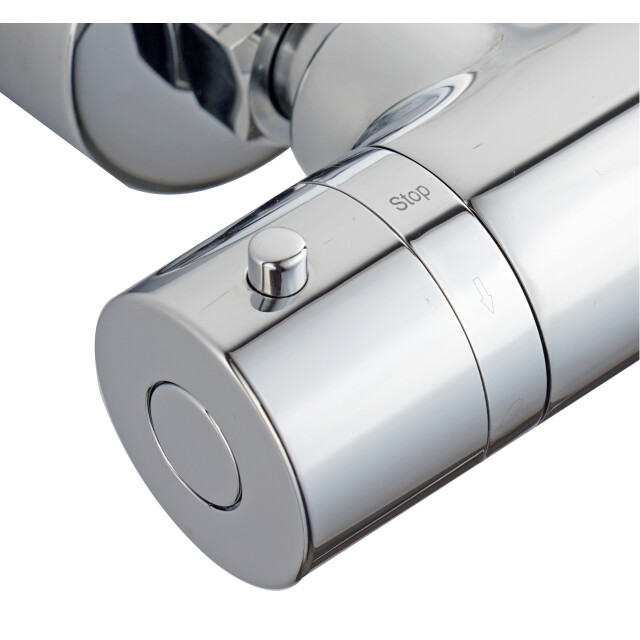 Luzzo ® 25 cm regendouche met thermostaatkraan chroom 3047803 large