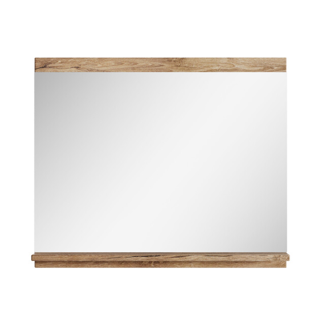 Badplaats Badkamerspiegel montreal 60 x 12 x 50 cm bruin eiken spiegel met 3181141 large
