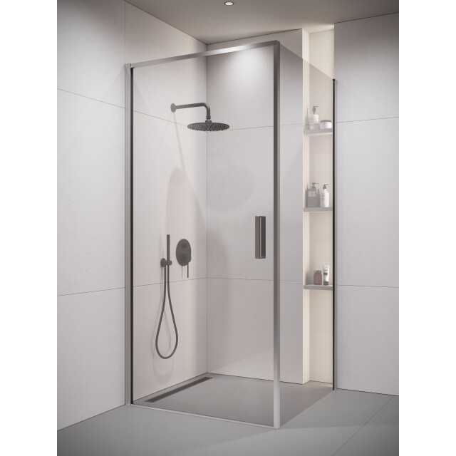 Badplaats Douchecabine alava 100 x 100 x 190 cm chroom douchewand met 3192180 large