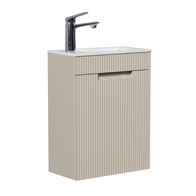 Badplaats Toiletmeubel thermis 40 x 22 cm - fonteinmeubel met witte 3244655 large