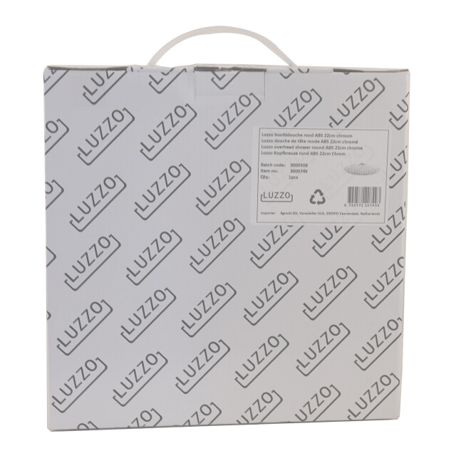 Luzzo ® regendouchekop Ø22 cm hoofddouche abs rond Ø 22 cm doorsnede douchekop 3039642 large