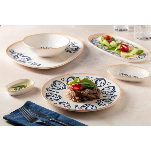 Bonna Diepbord viento porselein 25 cm (1300cc) set van 6 3069932 large
