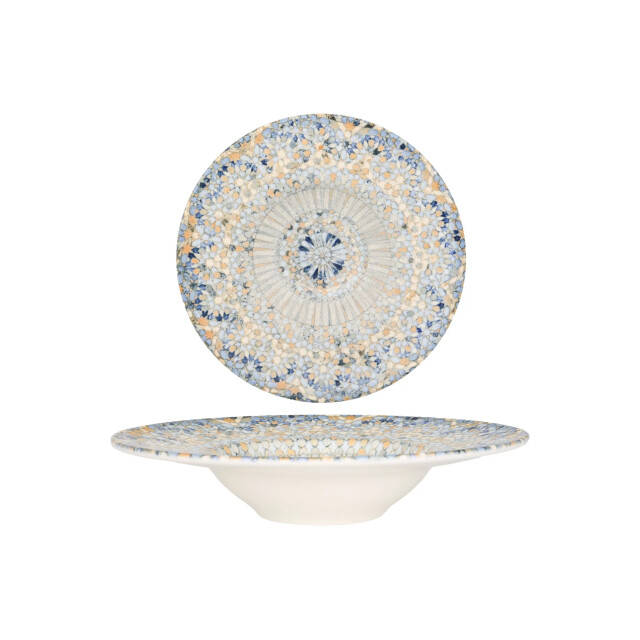 Bonna Pastabord luca mosaic porselein 28 cm (400cc) set van 2 3069802 large