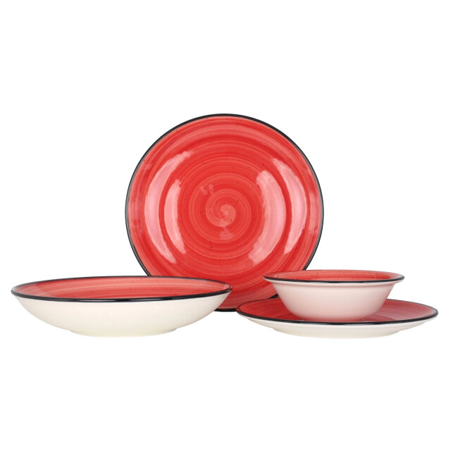 Bonna Serviesset aura passion 24 delig 6 personen porselein 3069950 large