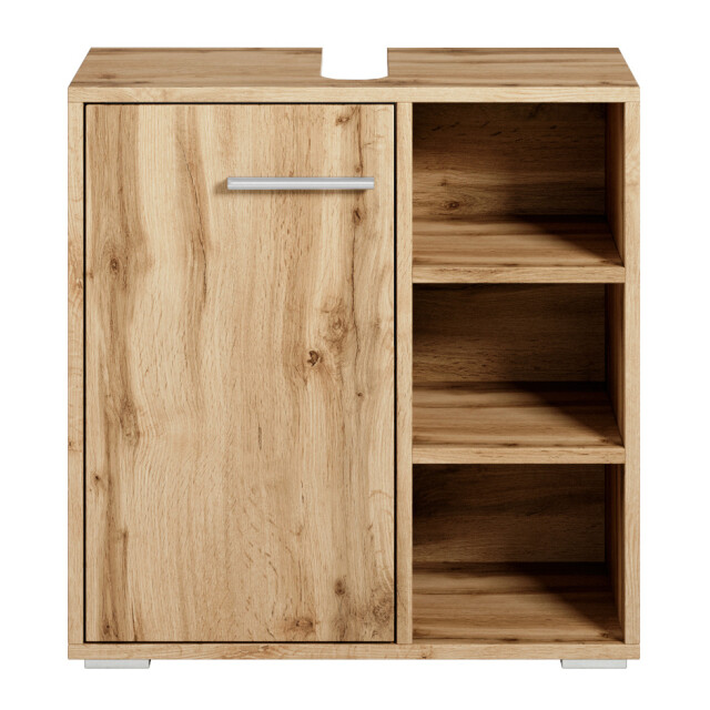 Badplaats Wastafel onderkast neptunus 60 x 28 x 60 cm eiken badkamerkast – 3181150 large