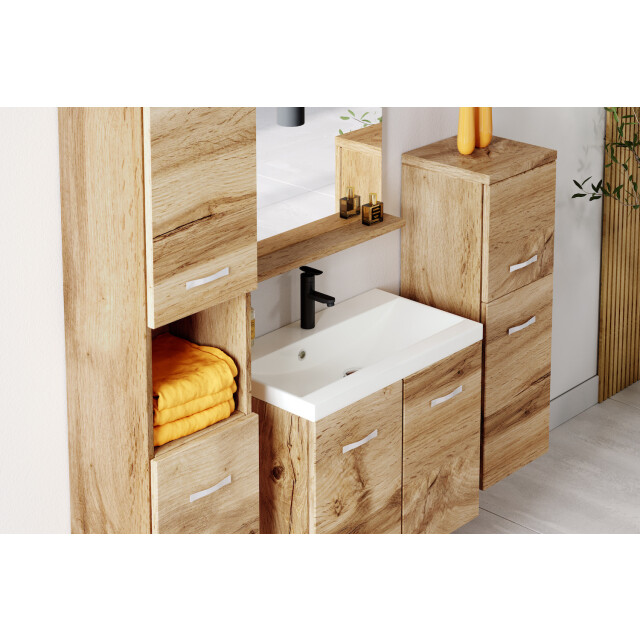 Badplaats Badkamermeubel set malo 60 x 35 cm - badmeubel met spiegel en 3181409 large