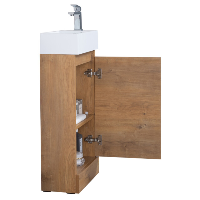 Badplaats Toiletmeubel peru 40 x 22 cm - fonteinmeubel met wastafel 3181038 large