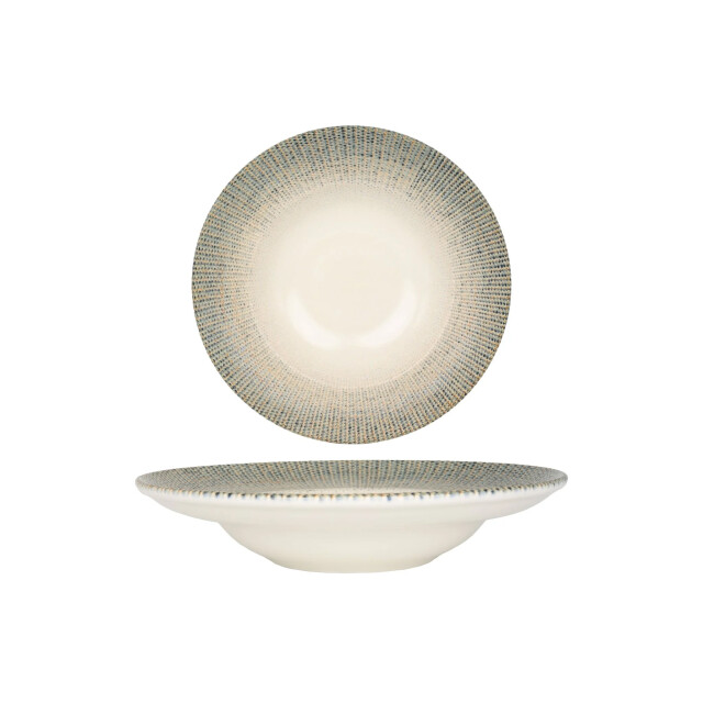 Bonna Pastabord sway porselein 27 cm (450cc) set van 2 3069728 large