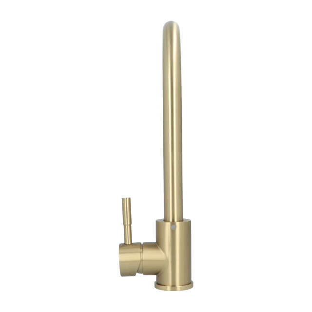 Luzzo ® iseo keukenkraan brushed brass rvs mengkraan keuken - 3047886 large