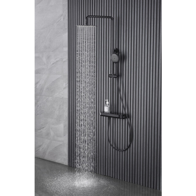 Luzzo ® varese regendouche thermostaat met planchet mat 3047845 large