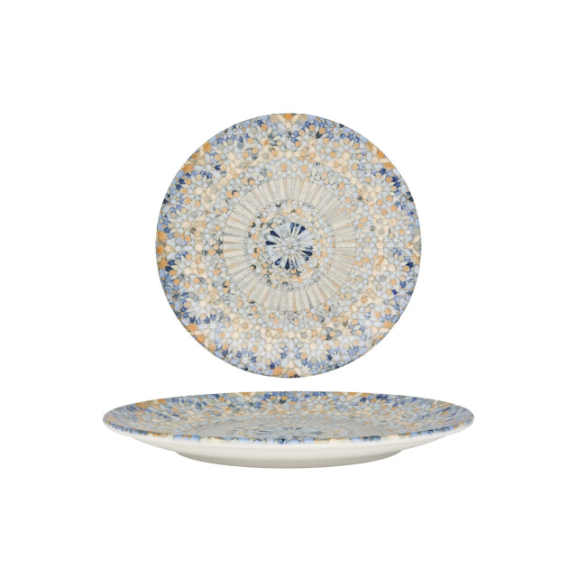 Bonna Dinerbord luca mosaic porselein 27 cm set van 6 3069105 large