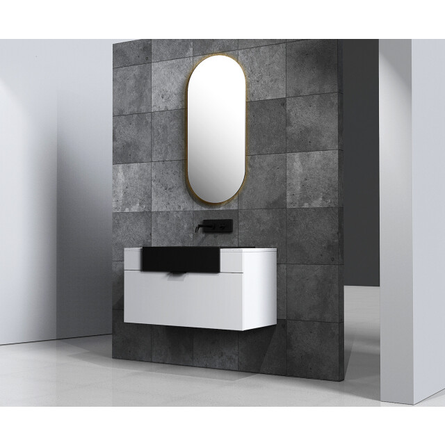 Badplaats Badkamerspiegel valencia led 45 x 100cm led verlichting badkamer 3181190 large