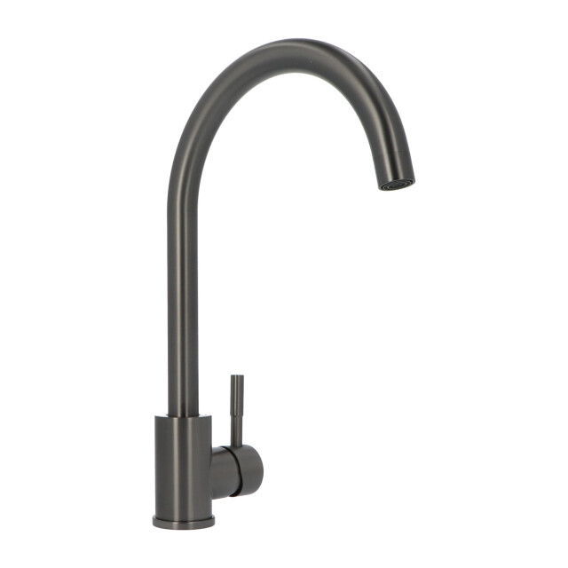 Luzzo ® iseo keukenkraan gun metal rvs mengkraan keuken - 3047885 large