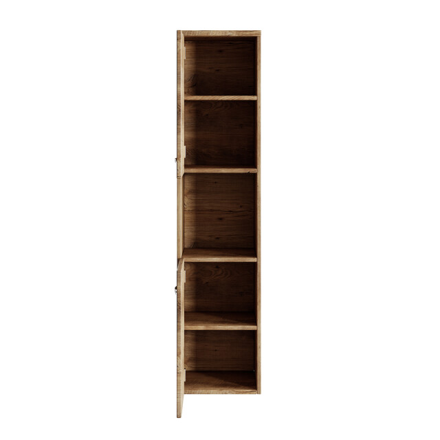 Badplaats Badkamerkast montreal 30 x 30 x 131 cm kastanje eiken hangende 3181297 large