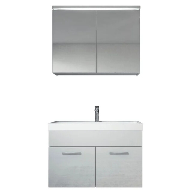 Badplaats Badkamermeubel set paso 02 80 x 40 cm hoogglans badmeubel met 3181371 large