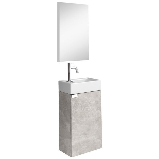 Badplaats Toiletmeubel apollo 40 x 22 cm beton fonteinmeubel met 3180978 large