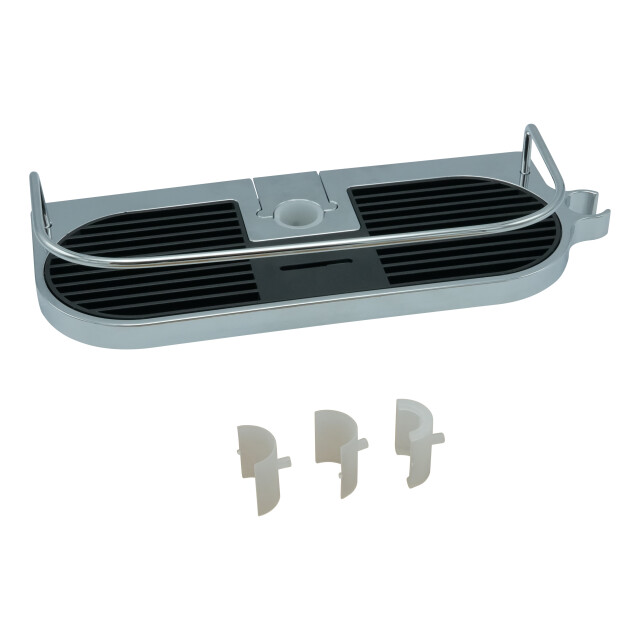 4bathroomz ® doucheplank voor douchestang zwart met 3047754 large