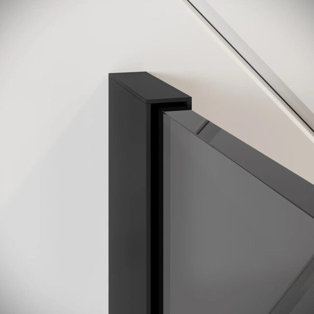 Badplaats Douchewand rizani 70 x 200 cm zwart – inloopdouche 8 mm 3181237 large