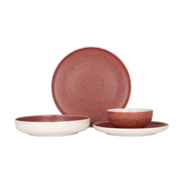 Rinart Serviesset (medium) rosa 24 delig 6 personen porselein 3069008 large