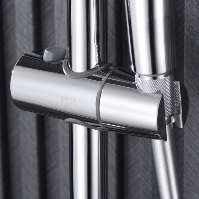 Luzzo ® varese regendouche thermostaat met planchet -chroom/ 3047848 large