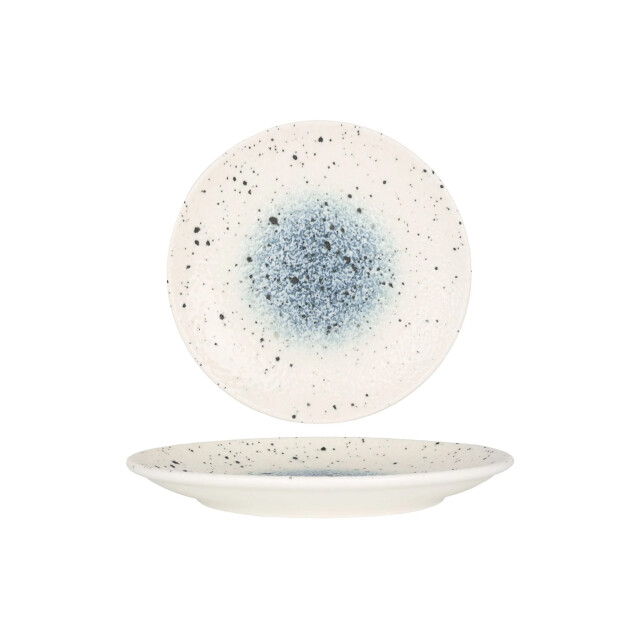 Rinart Dessertbord splash porselein 21 cm set van 6